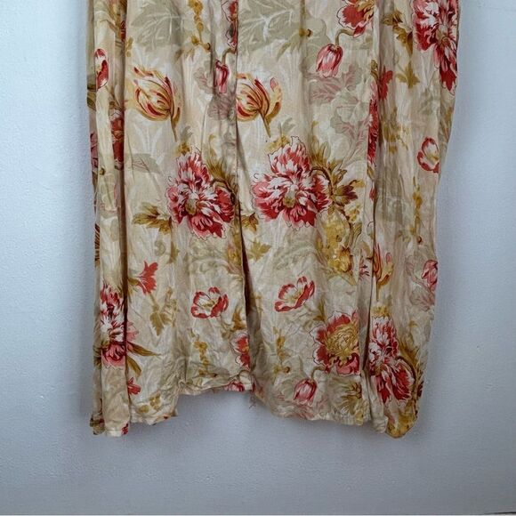 NWT Vtg 80s 90s Floral Button Front Maxi Dress 3X Cottagecore Boho Mature Modest - Picture 12 of 14